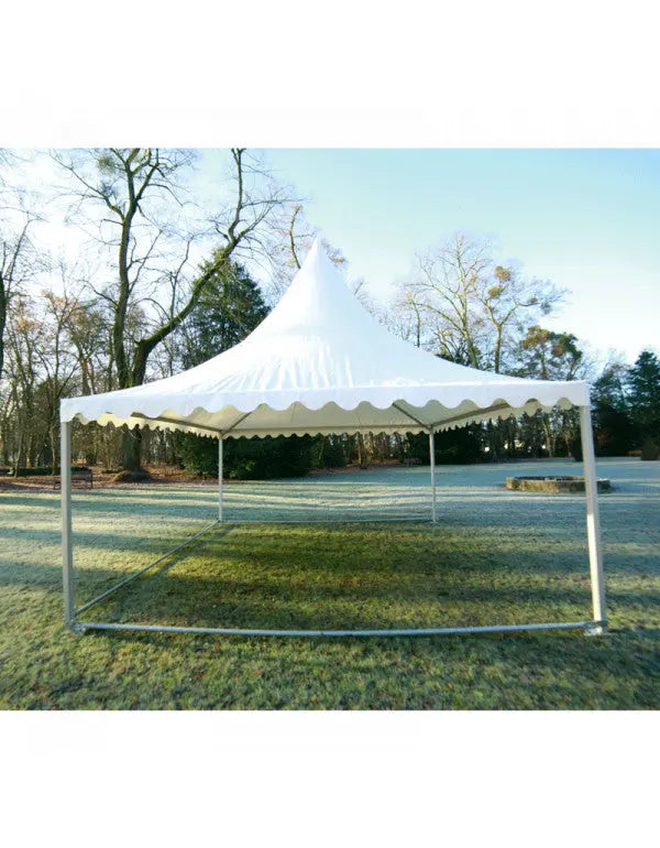 Tente Pagode alu garden 5 x 5 m toit + armature france collectivités