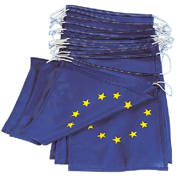 Guirlande drapeau Europe 5 ou 10 m france collectivités