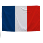 Tissu d’inauguration tricolore bleu blanc rouge pour cérémonies officielles et dévoilements.