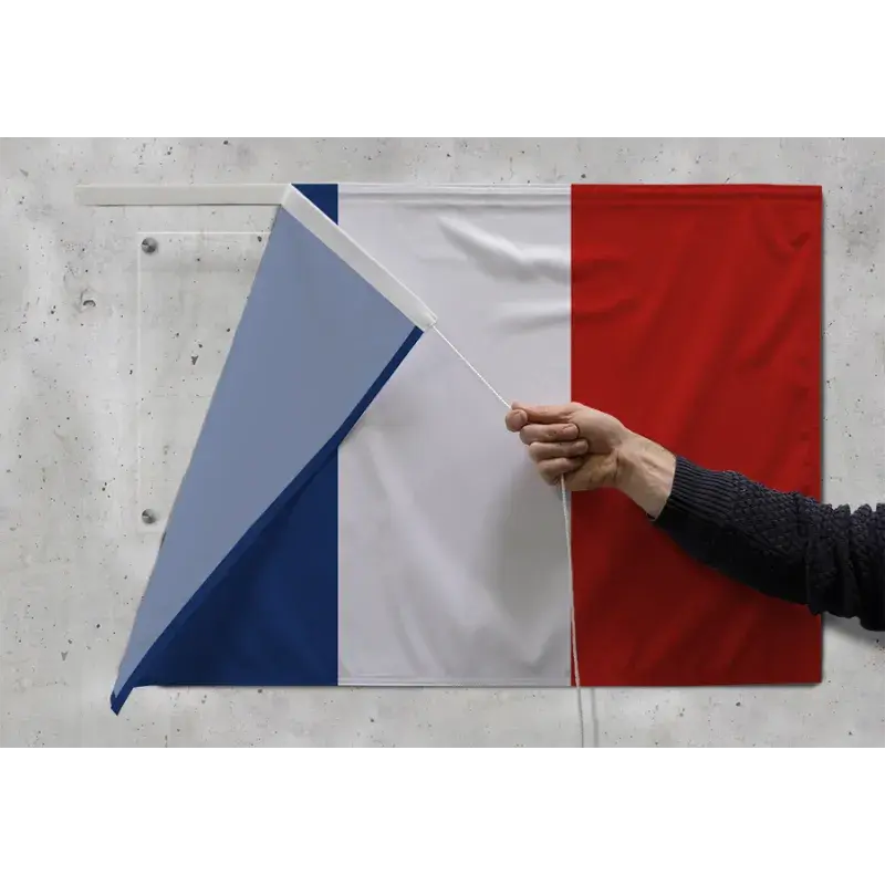 Tissu protocolaire léger pour inaugurations et événements publics.