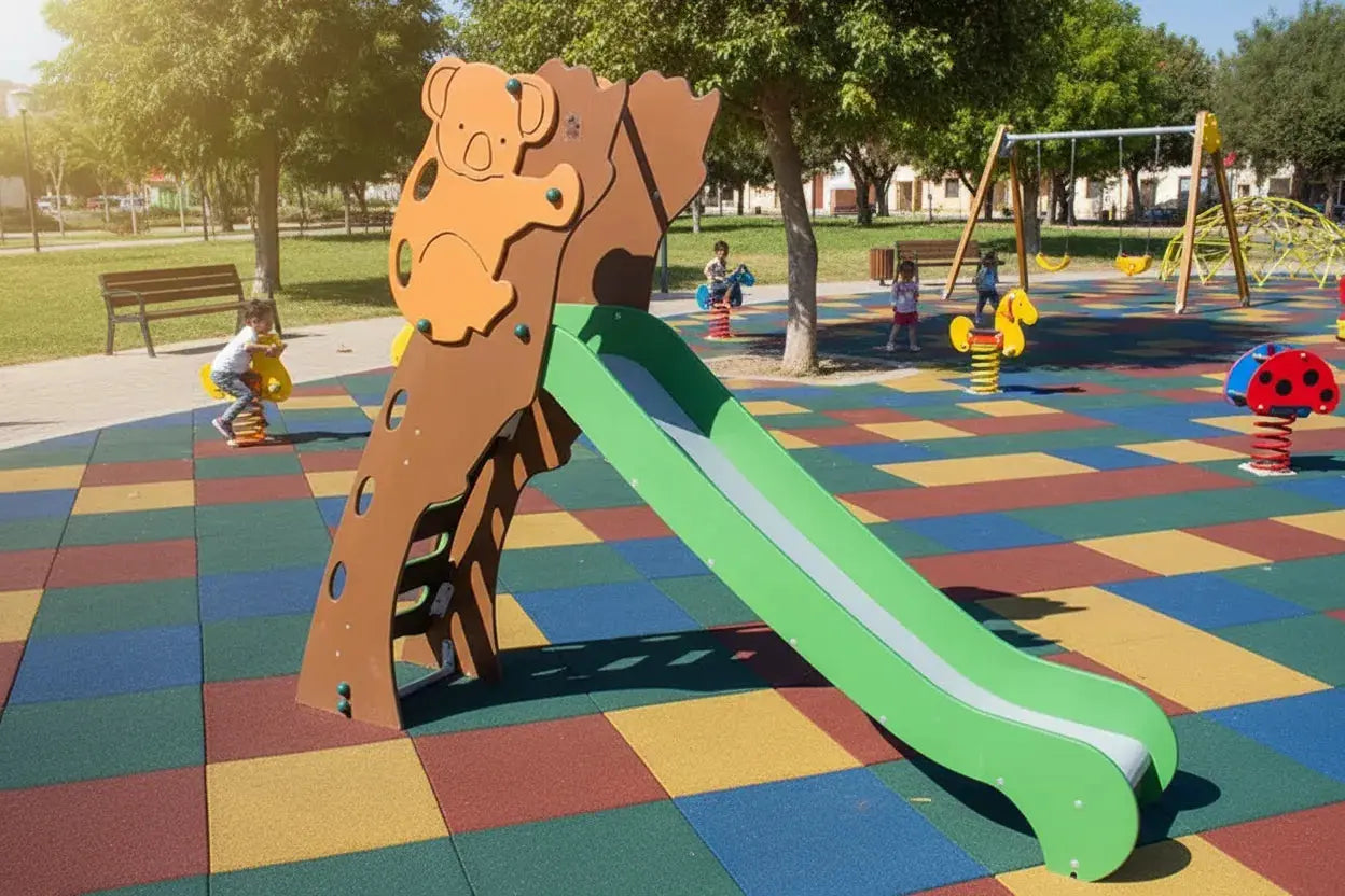 Toboggan juma en bois france collectivités