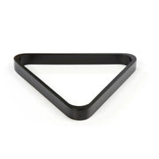 Triangle noir en bois pour jeu de billes pour billard américain, billes de 57mm