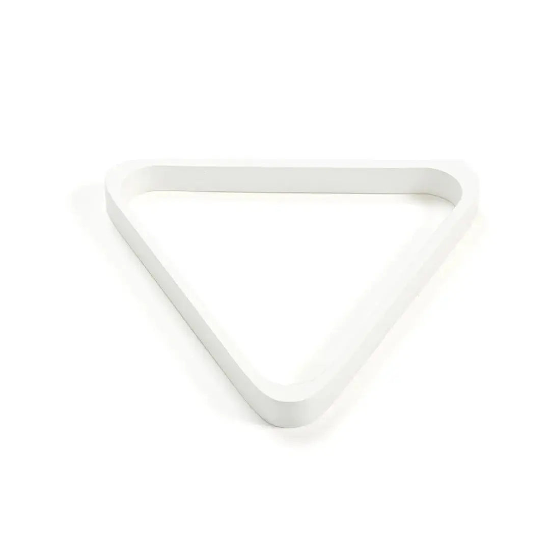 Triangle blanc en bois pour jeu de billes pour billard américain, billes de 57mm