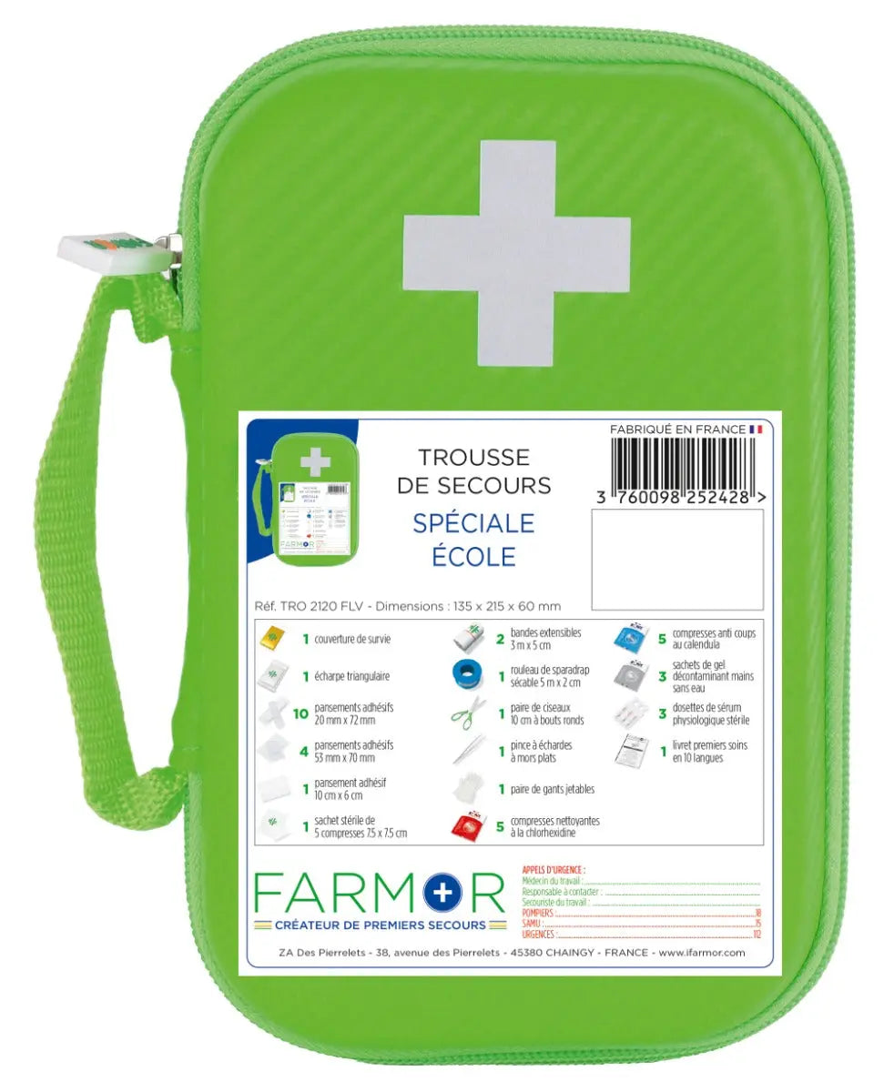 Trousse de secours "Ecole" petit modèle france collectivités