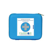 Trousse premiers secours Farmor TRO 2720 ATE bleu fluo pour équipes de maintenance et services techniques de 4 à 6 personnes