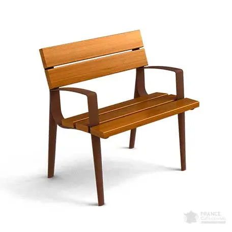Chaise en bois et fonte Oslo