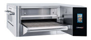 Four à pizza à convoyeur digital 80 en inox pour production en continu