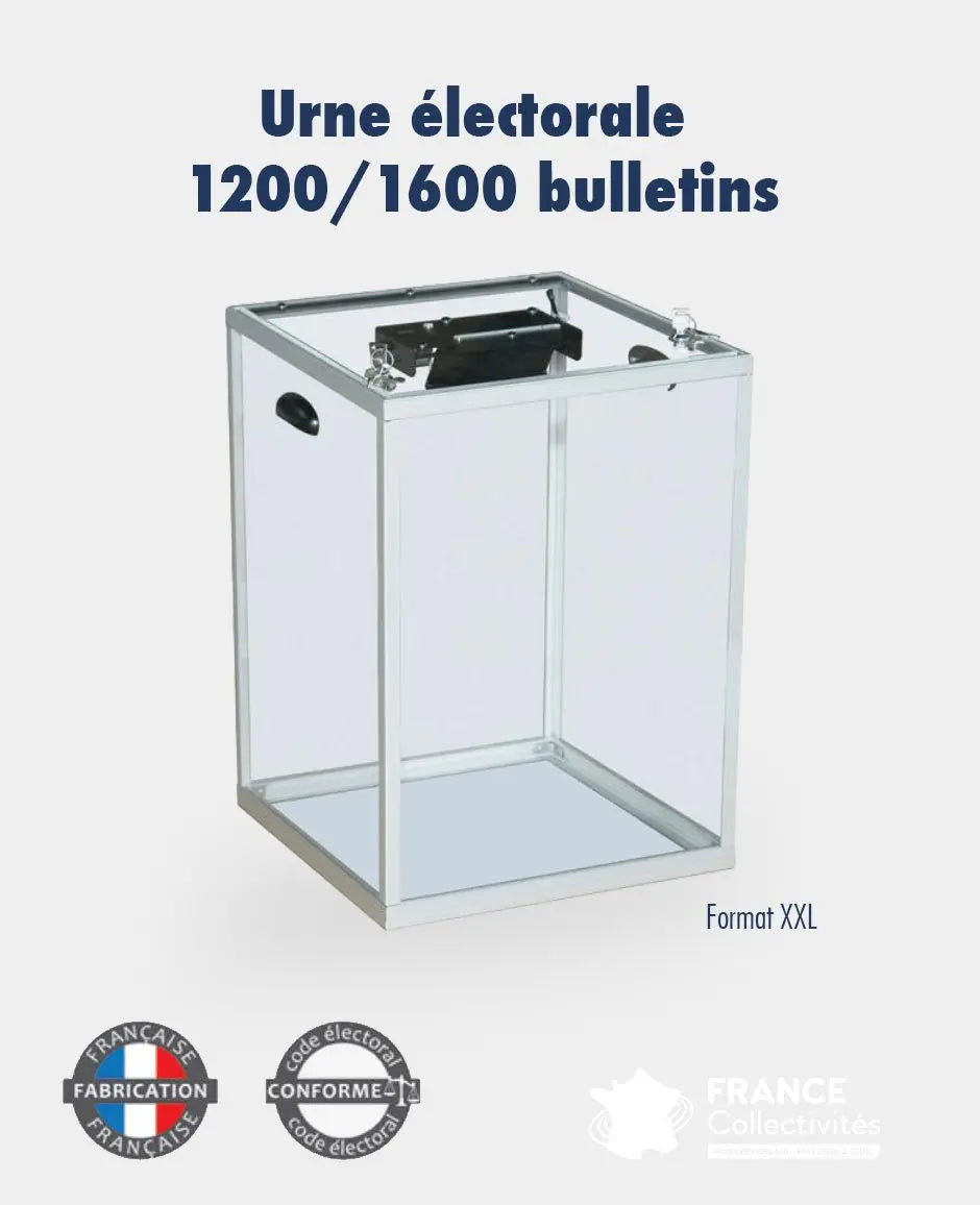 Urne électorale réglementaire 1200 - 1600 bulletins