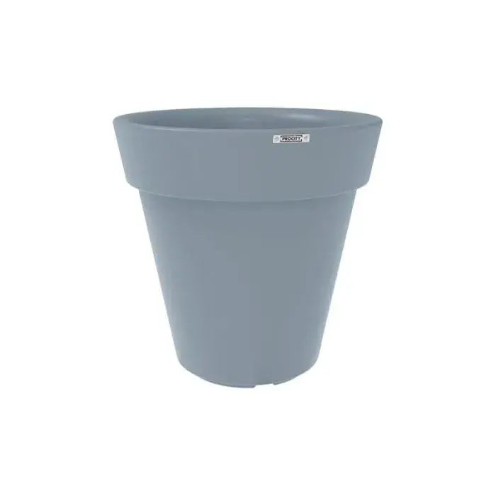 Gros plan sur la texture du polyéthylène du vase Héritage