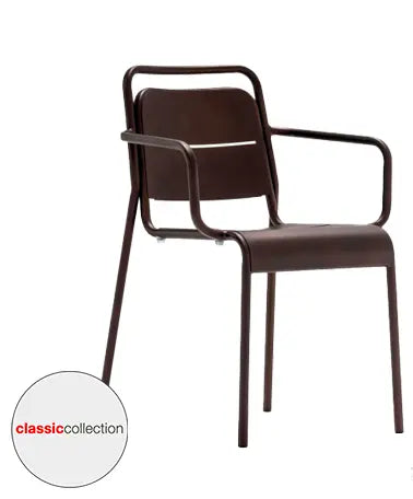 Fauteuil en acier empilable Alma "Classic Collection" - France Collectivités