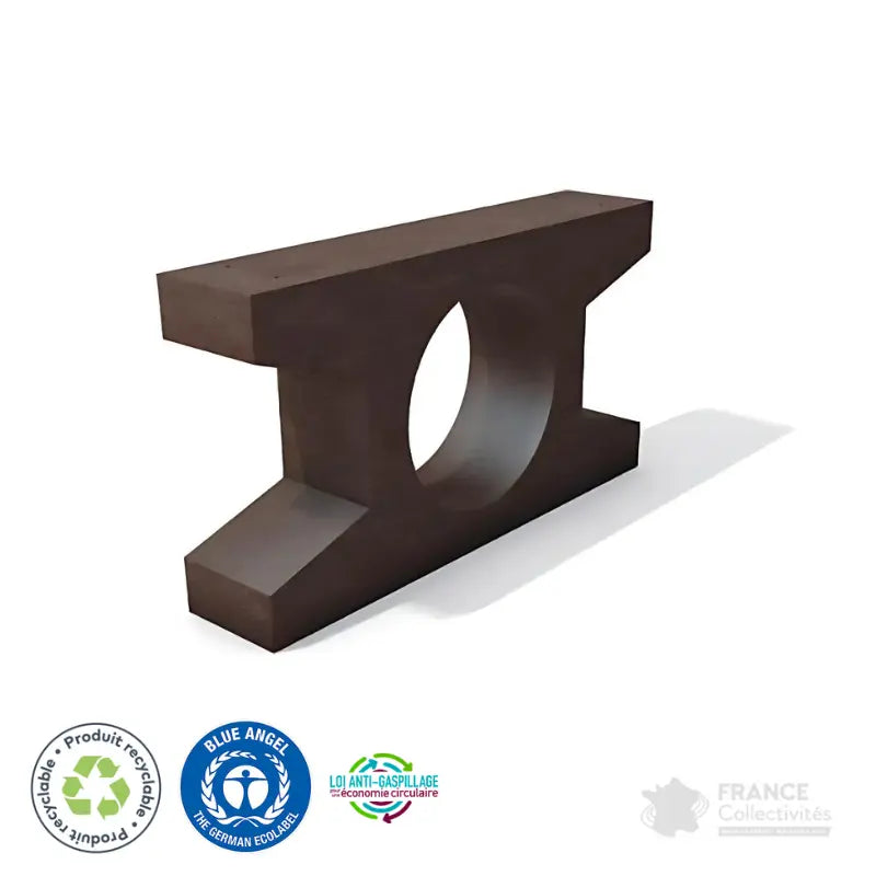 Ancrage pour mobilier en plastique recyclé