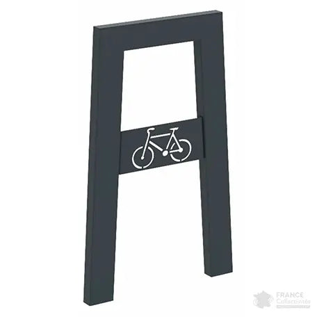 Appui-vélos triangle finition mat Cyclo - France Collectivités