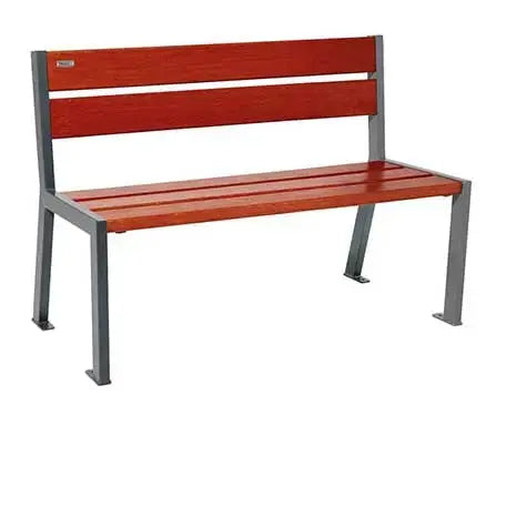Banc bois et acier Silaos