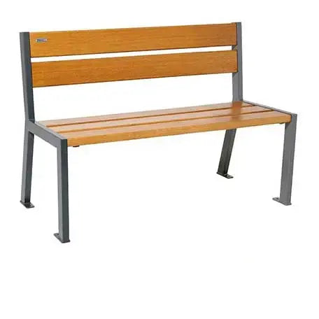 Banc bois et acier Silaos