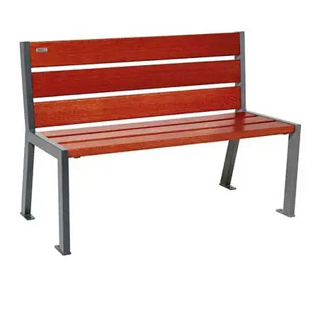 Banc bois et acier Silaos