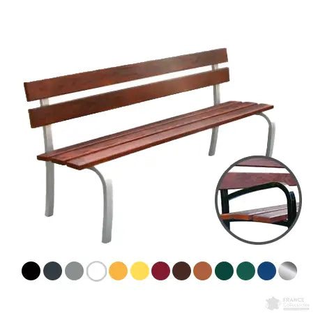 Banc bois et acier Confidence