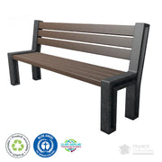 Banc en plastique recyclé Hyde Park