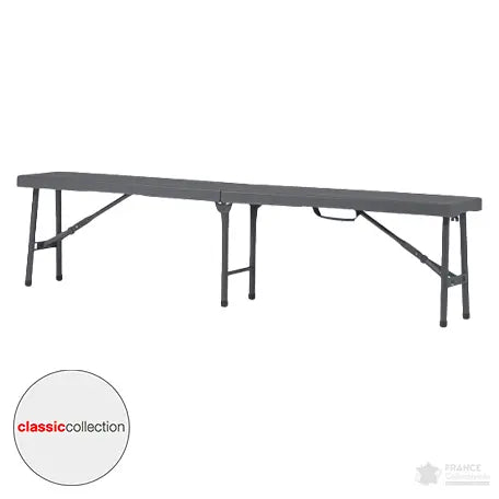 Banc pliant plastique valise 184 mm "Classic Collection" - France Collectivités