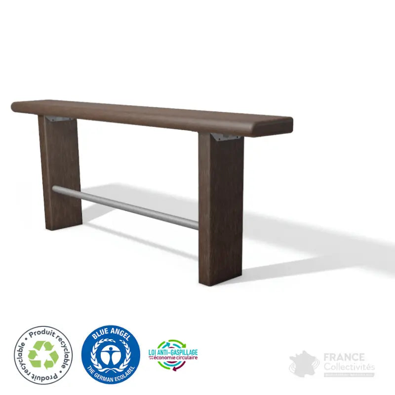 Banquette skater en plastique recyclé Collodi