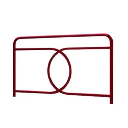 Barrière Lenotre en acier Ø40 mm pour aménagement urbain avec finition époxy antirouille
