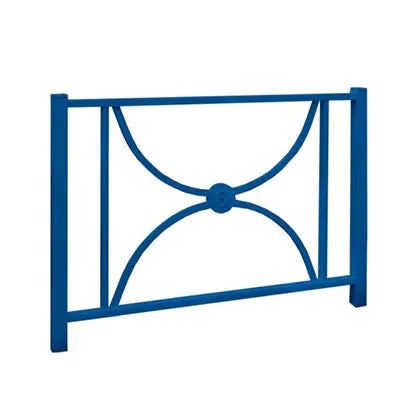 Barrière Mansart en acier pour aménagement urbain L110 cm ou L150 cm finition époxy antirouille