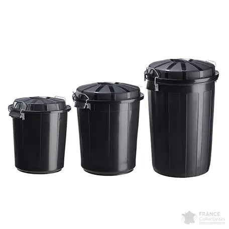 Poubelle de rue 50L, 70L et 95L Bazi Green