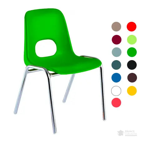 Chaise empilable Bologne - France Collectivités