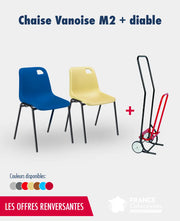 Promo chaises Vanoise M2 + 1 diable france collectivités