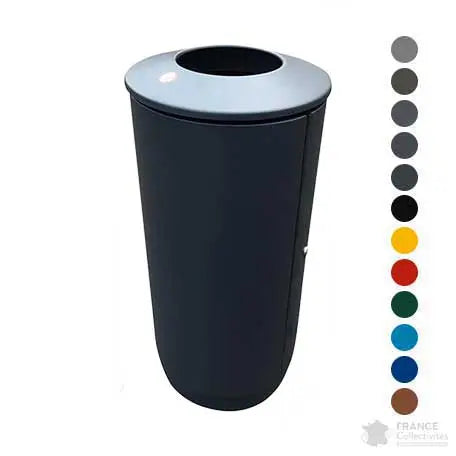 Corbeille acier 80L Adelaide couleur au choix