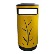 Corbeille acier 80L Australia Wild tri sélectif 1 flux france collectivités