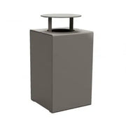 Corbeille KUB acier 120L avec couvercle france collectivités