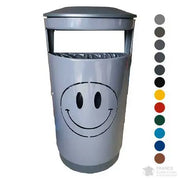 Corbeille acier Smiley Park