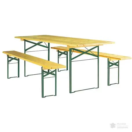 Ensemble brasserie cornière 200 x 70 cm - France Collectivités