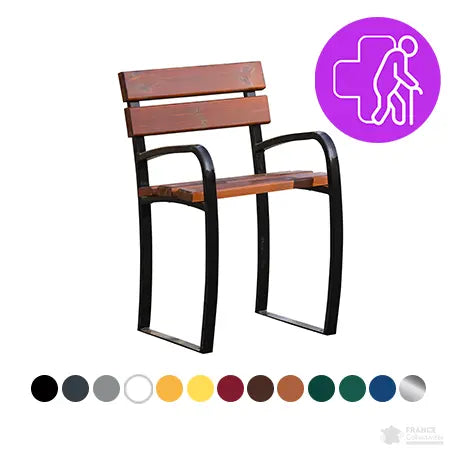 Fauteuil bois et acier Confidence Confort Senior