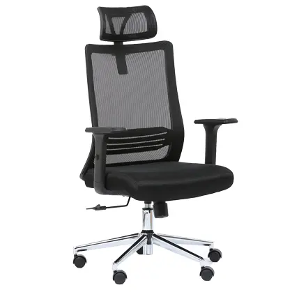 Fauteuil synchrone TAOS en maille et tissu avec mécanisme basculant