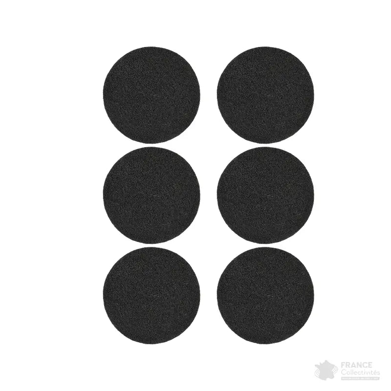 Lot de 6 filtres à charbon pour corbeille tri sélectif et poubelle compost Rossignol