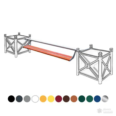 Banc bois pour jardinière Jardi-banc