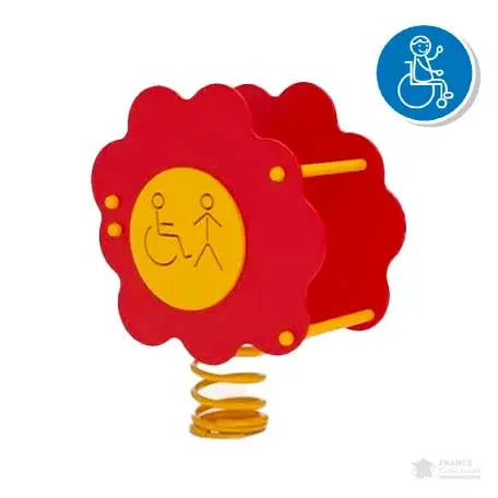 Jeu sur ressort PMR Fleur france collectivités