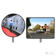 Miroir multi-usages 90° intérieur-extérieur INOX POLI - France Collectivités
