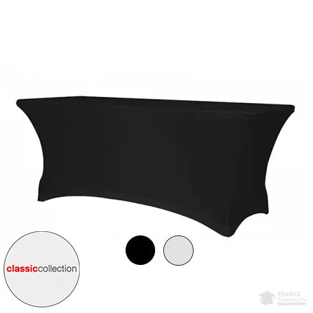 Nappe stretch pour table rectangle "Classic Collection" - France Collectivités