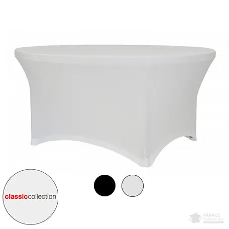 Nappe stretch pour table ronde "Classic Collection" - France Collectivités
