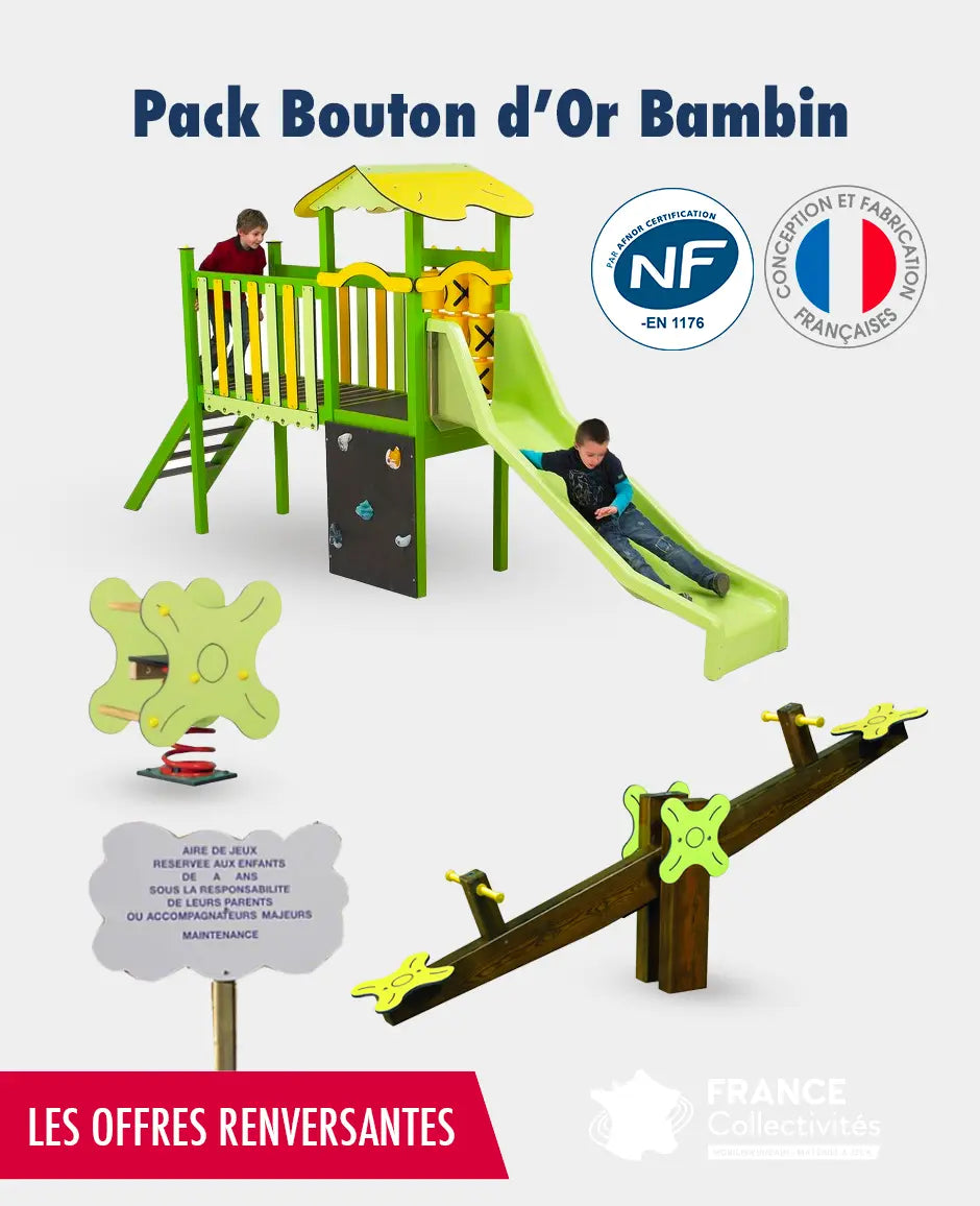 Pack Jeux Enfant Bouton d'Or Bambin france collectivités