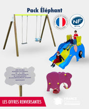 Pack jeux enfants Éléphant france collectivités