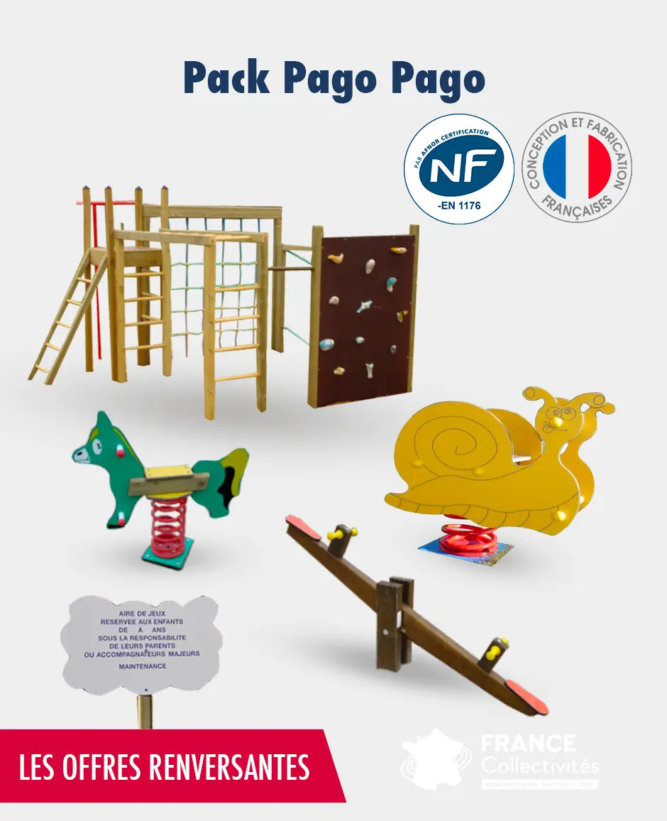 Pack jeux enfants pago pago france collectivités