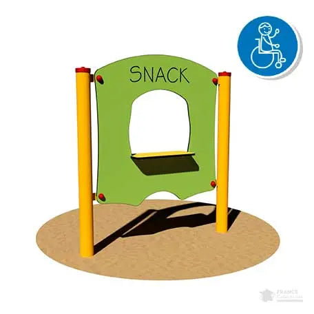 Panneau sensoriel snack france collectivités