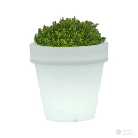 Pot décoratif lumineux à LED rond Azuro france collectivités