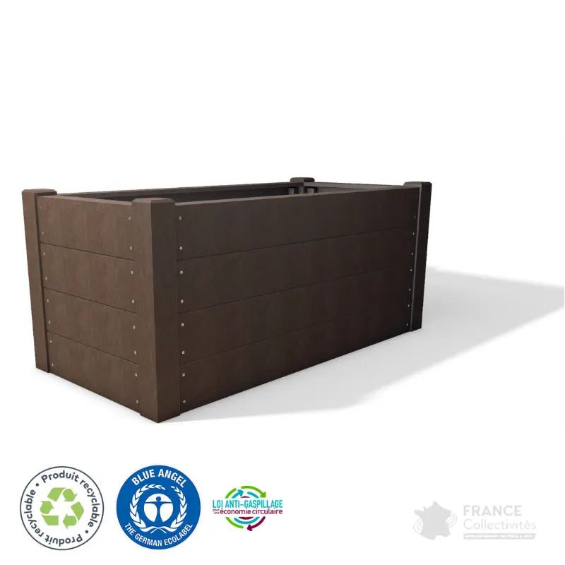 Potager surélevé en plastique recyclé TERRA