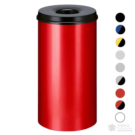 Poubelle à papier anti-feu 50L france collectivités