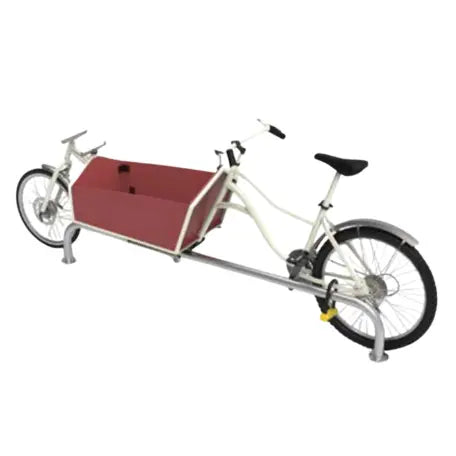 Arceau à vélos en inox familiale - cargo - France Collectivités