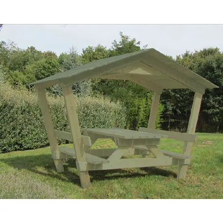 Table pique-nique Castor avec toit